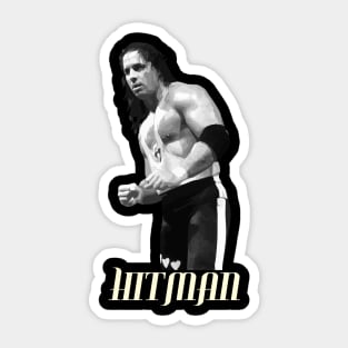 VINTAGE  BRET HART Sticker